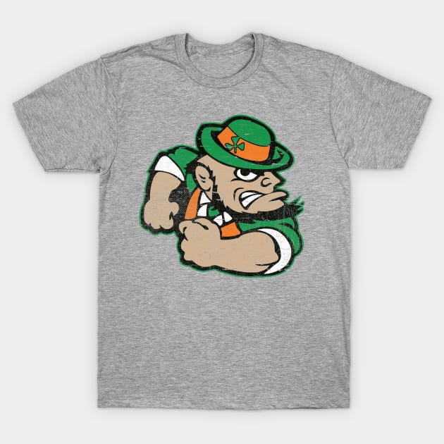 Vintage Fighting Leprechaun T-Shirt by Vector Deluxe